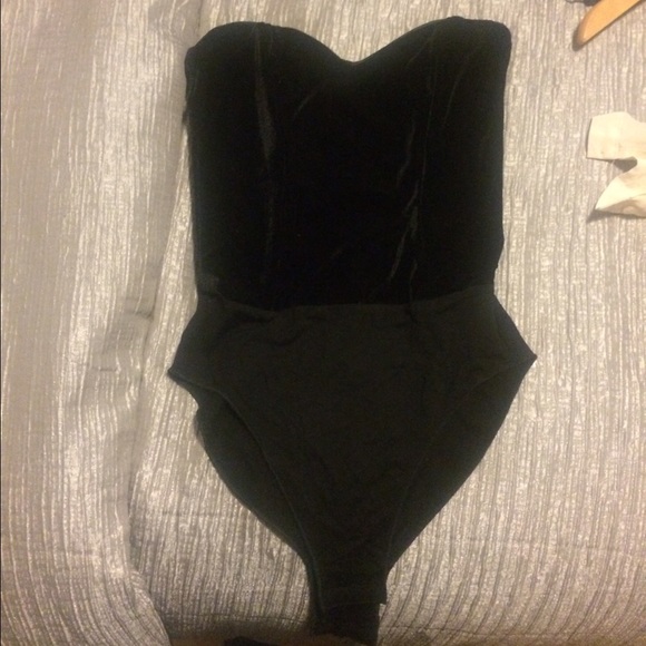 H&M Tops - Velvet Bodysuit