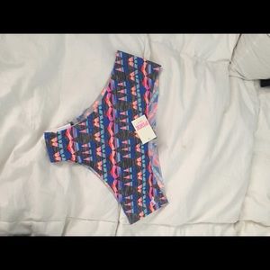 Vs pink tribal print panty