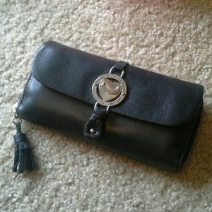 *Reduced price* Black leather Juicy wallet