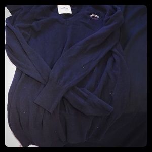 Hollister Navy Blue sweater v neck
