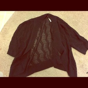 Black lacy shrug