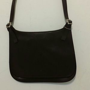 Brown shoulder strap bag