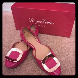 Roger Vivier Ballerine Chips pink size 37 1/2