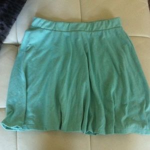teal skater skirt