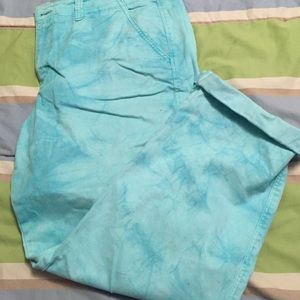 🎀cute tie dye crop pants🎀