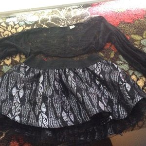 Skirt and Shrug Ensemble