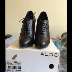 Aldo Black Booties Size 7