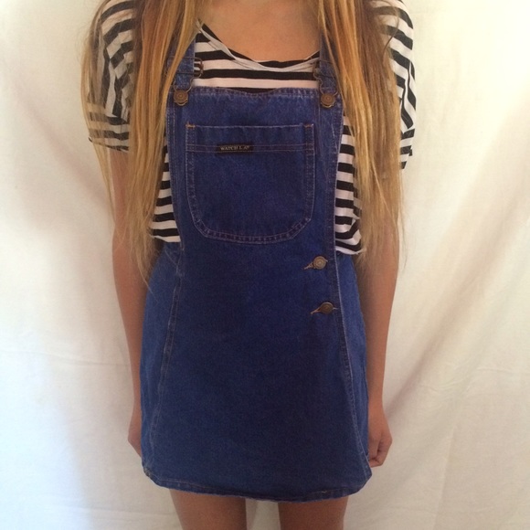 Denim Overall Pinafore / Skort