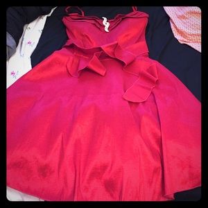 Formalwear short red evening dress