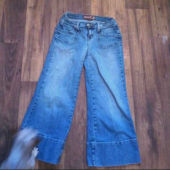 Flare capri jeans