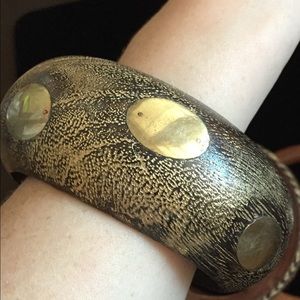 Amrita Singh wooden bangle bracelet