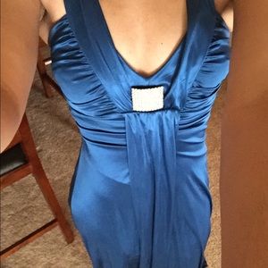 Blue homecoming dress