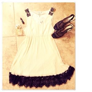 Sleeveless Ivory Dress
