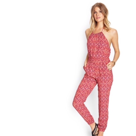 Bohemian Halter Jumpsuit