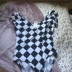 Checkered one piece