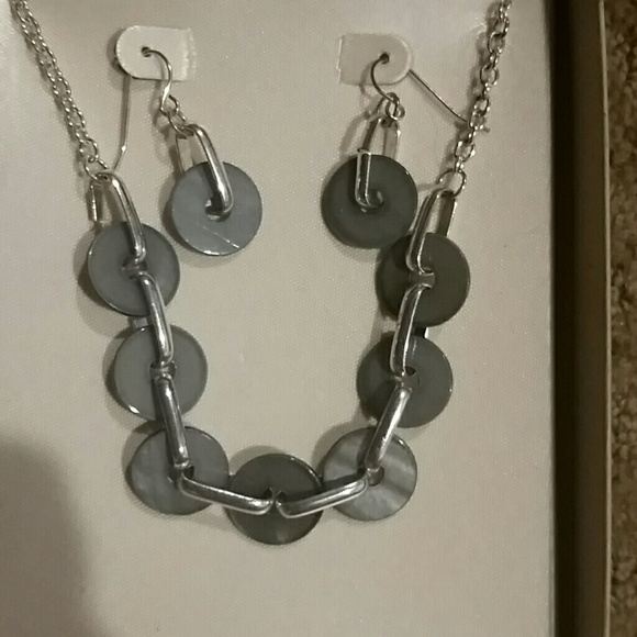 Necklace with matching earrings