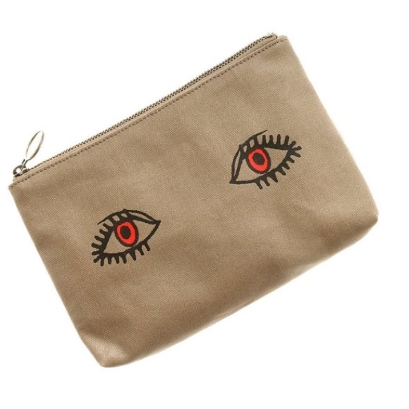 Alexa Chung for Madewell Eyes Eyes Eyes Pouch