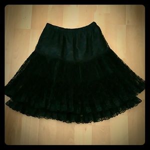 Black Lace Skirt