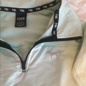 Workout Pink Vic Secret Mint blue zip-up jacket