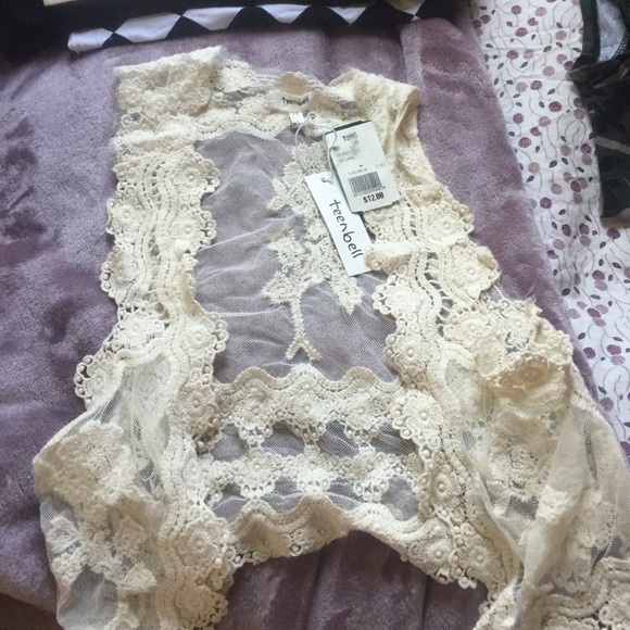 Mesh, vintage vest.