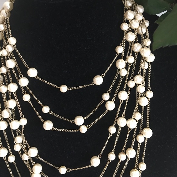 Vintage Pearl Layered Necklace - Picture 4 of 4