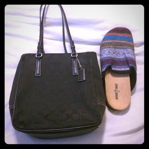 Coach Black Lunch Tote