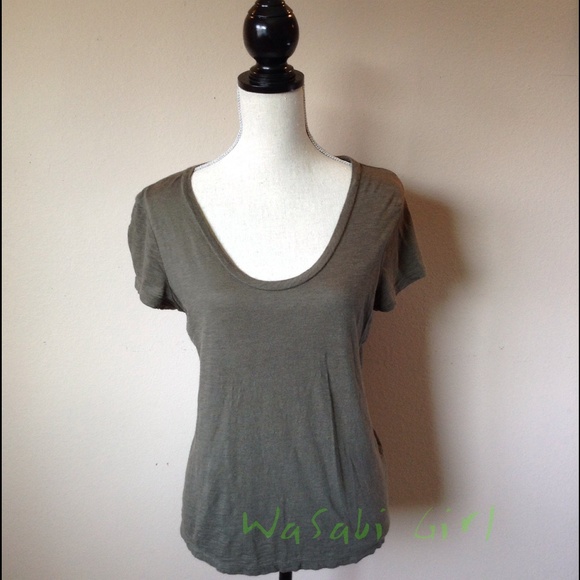 Halogen Tops - ❗️️REDUCED❗️Olive Green Halogen Tshirt