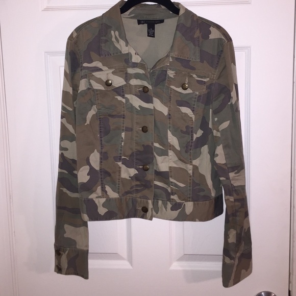 INC International Concepts Jackets & Blazers - I.NC size M camouflage little jacket.