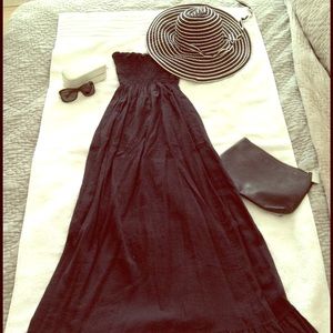 Beach Bound black maxi