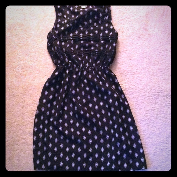Black Patterned sundress - Picture 1 of 3