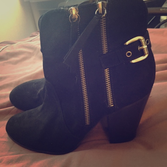 Carlos Santana black booties