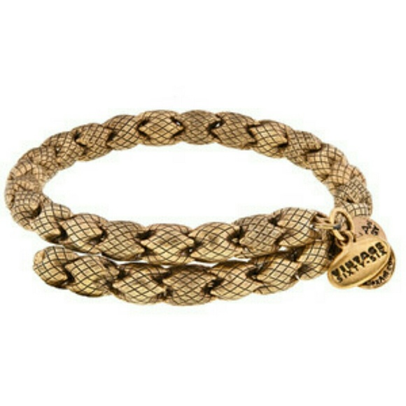 Alex and Ani Vintage sixty-six empire wrap bangle