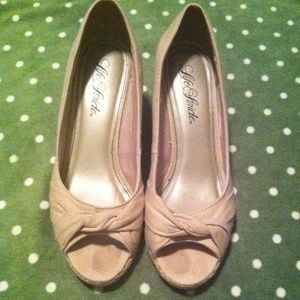 Tan wedges