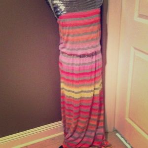 Striped Maxi