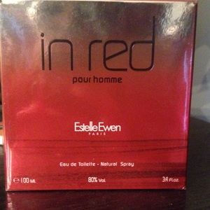 IN RED  - men's cologne