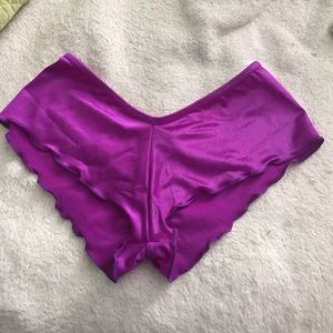 Purple rave booty shorts