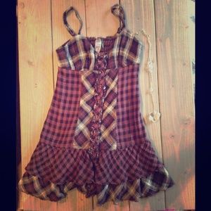 Super sexy plaid Guess dress