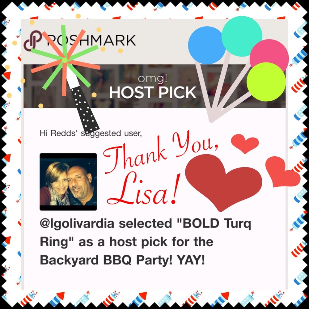 BOLD Turq Ring - Picture 2 of 2