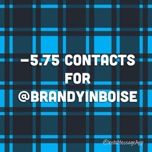 -5.75 pair of contacts for @brandyinboise