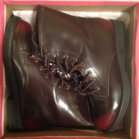 Red and brown boots, from Charlotte Russe ❤️