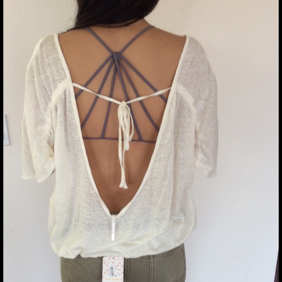 SALE!! Free people open back top