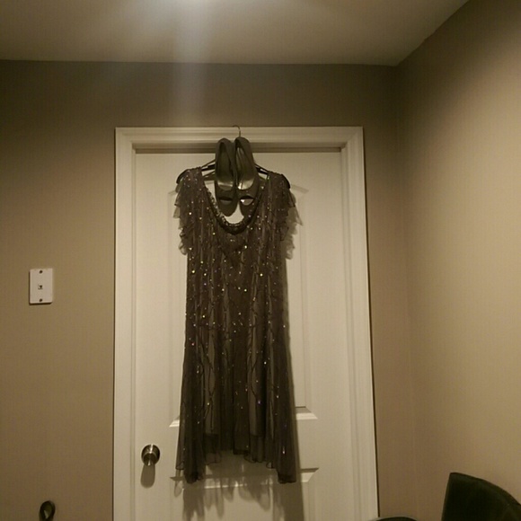 Dress with matching shoes