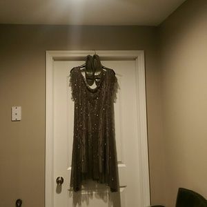 Dress with matching shoes