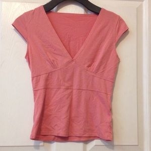 Pink v neck