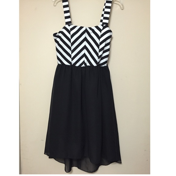 Black and white dress