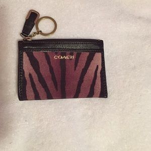 Coach card holder