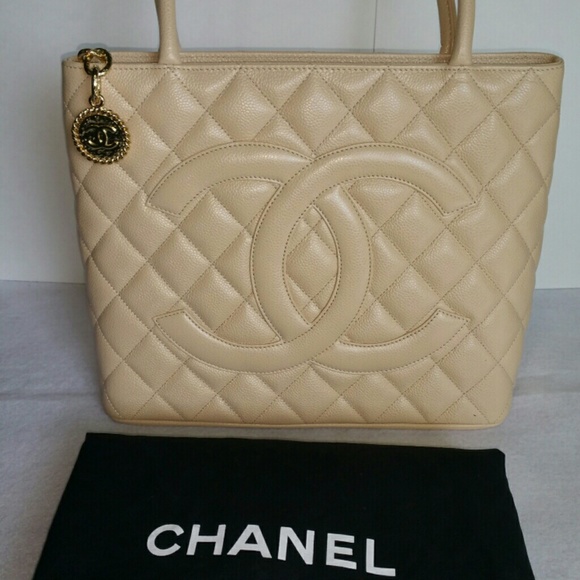 CHANEL Handbags - ☆☆☆Sold☆☆☆ Chanel Gold Medallion Tote
