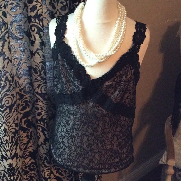 Black Lace Cami