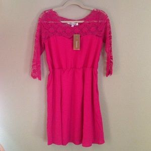 Francesca's Magenta Dress