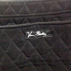 Vera Bradley black quilted purse.